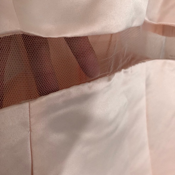 TOBI prom dress light pink mesh details - Picture 6 of 8